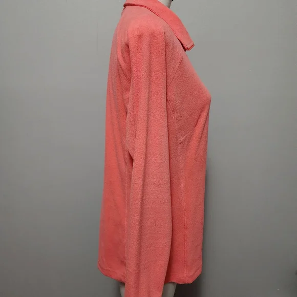 Columbia Blush Pink Glacial Half Zip Fleece Size large - Picture 3 of 7